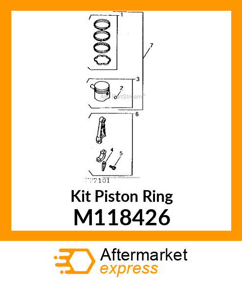 Kit Piston Ring M118426