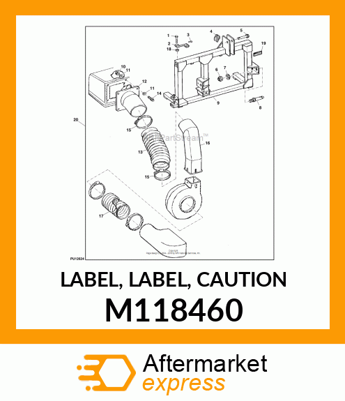 LABEL, LABEL, CAUTION M118460