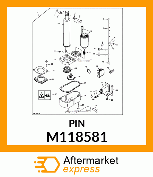 PIN FASTENER M118581