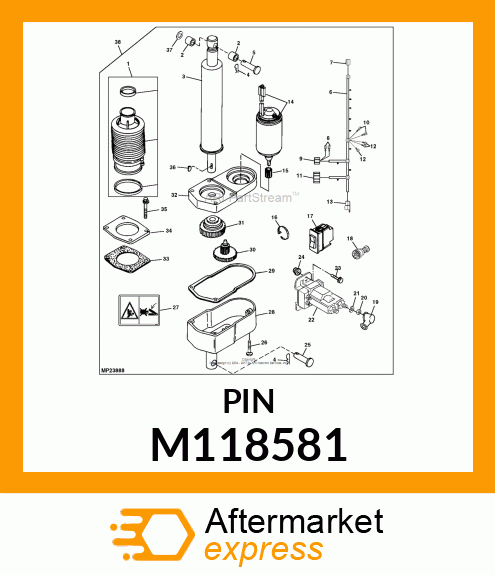 PIN FASTENER M118581