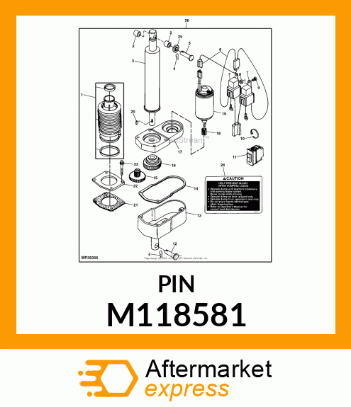 PIN FASTENER M118581