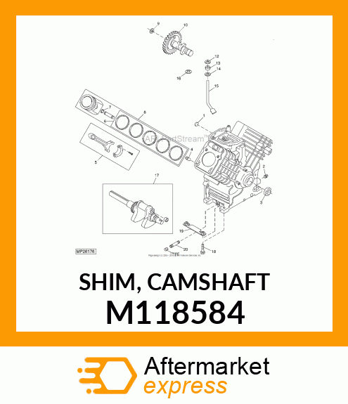 SHIM, CAMSHAFT M118584