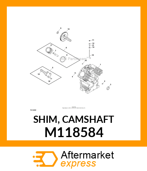 SHIM, CAMSHAFT M118584