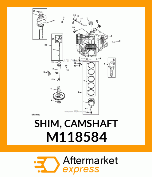 SHIM, CAMSHAFT M118584