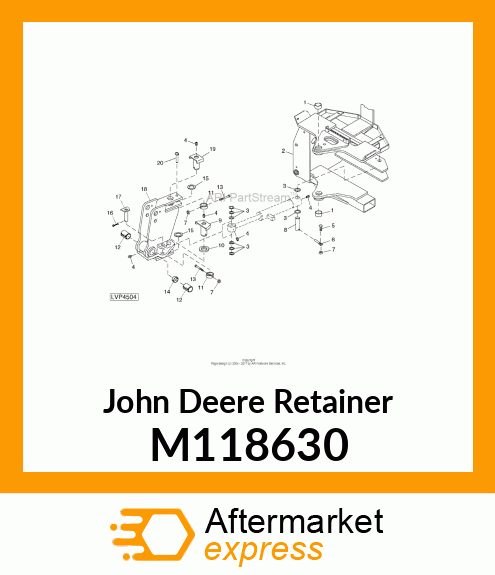 RETAINER, MINI PIN M118630