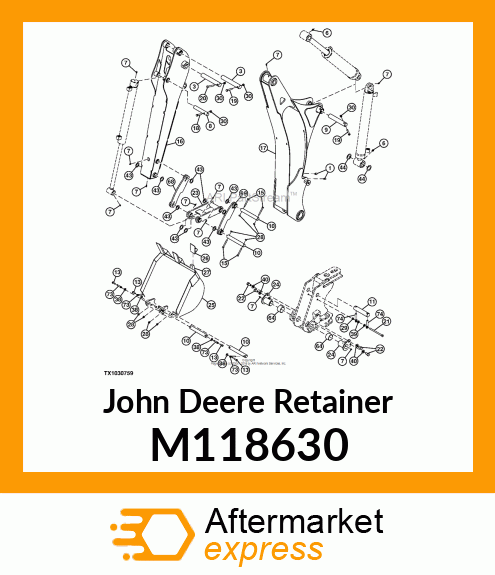 RETAINER, MINI PIN M118630