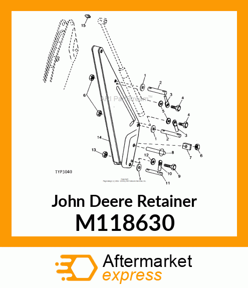 RETAINER, MINI PIN M118630