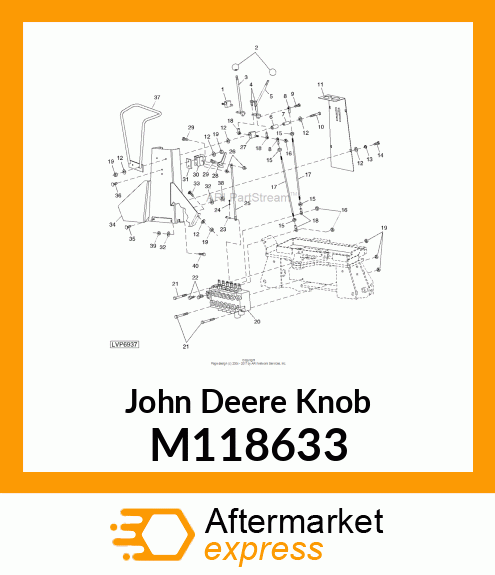 KNOB, ROUND 1/2 NC M118633