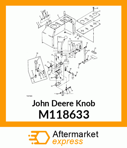 KNOB, ROUND 1/2 NC M118633