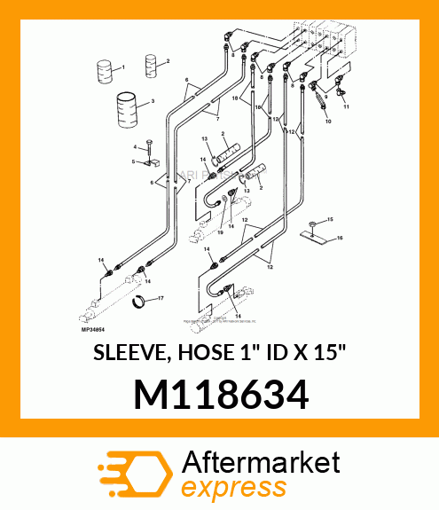 SLEEVE, HOSE 1" ID X 15" M118634