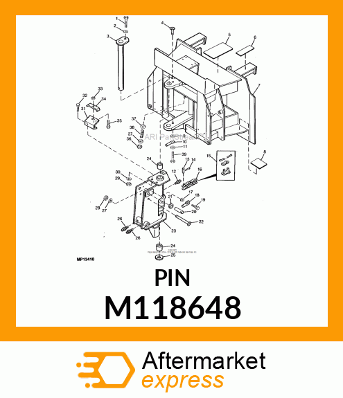 PIN, LOCKING M118648