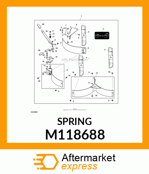 SPRING, COMPRESSION M118688