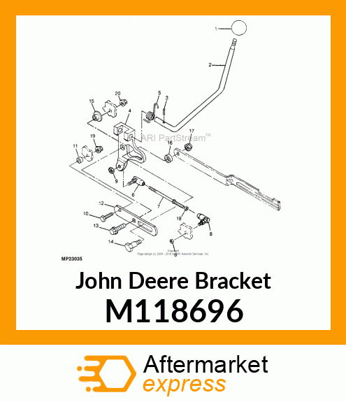 BRACKET, SHIFT PIVOT M118696