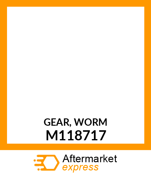 GEAR, WORM M118717