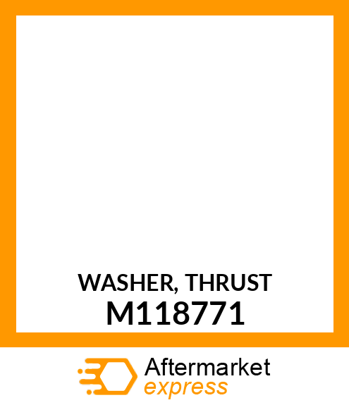 WASHER, THRUST M118771