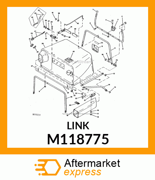 LINK, THREADED CHAIN M118775