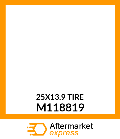 TIRE, REAR HD A.P. M118819