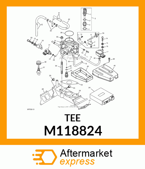 FITTING, BARBED T M118824