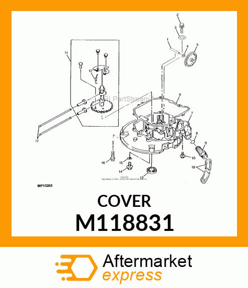 Cover Crankcase M118831