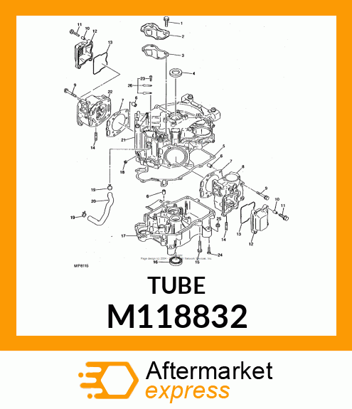 TUBE (SPECIAL SHAPED) M118832