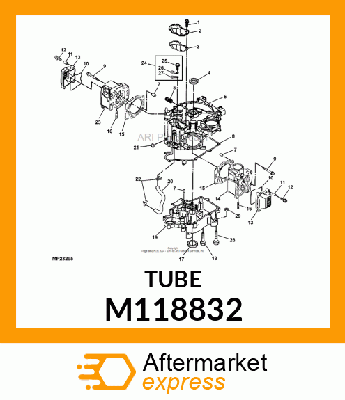 TUBE (SPECIAL SHAPED) M118832