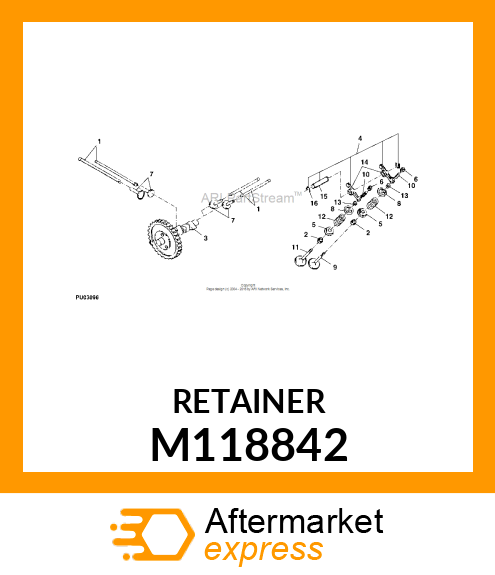 RETAINER M118842