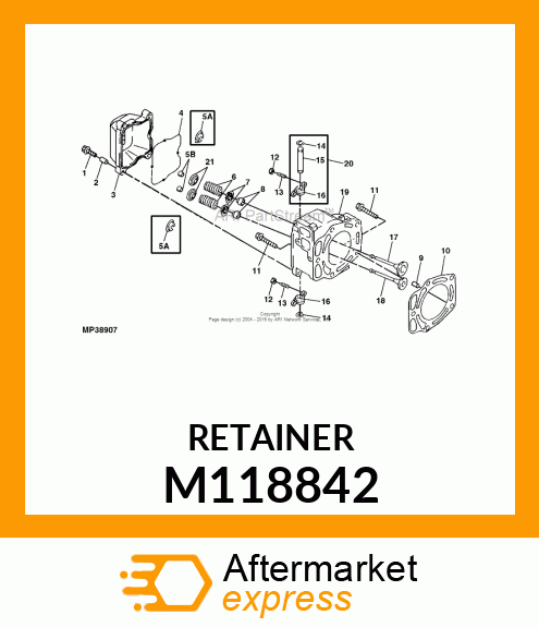 RETAINER M118842