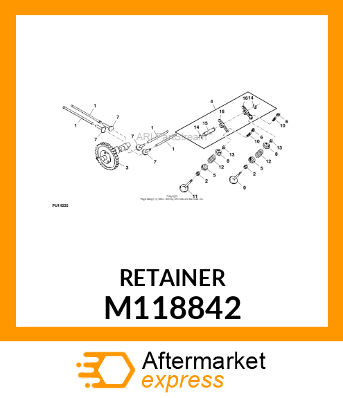 RETAINER M118842