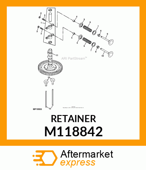 RETAINER M118842