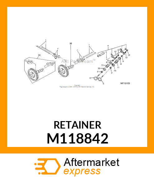 RETAINER M118842