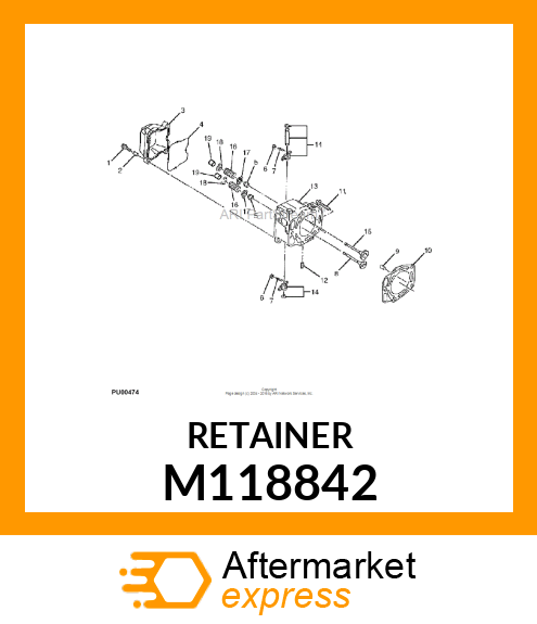 RETAINER M118842