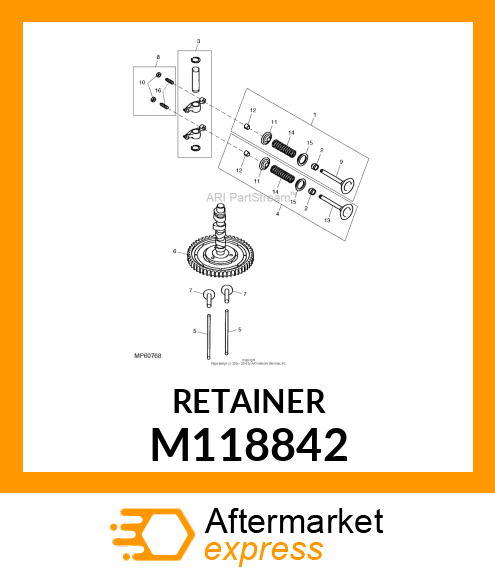 RETAINER M118842