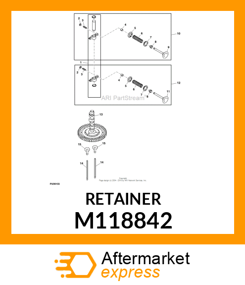 RETAINER M118842