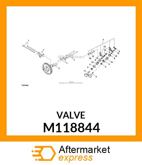 VALVE, EXHAUST M118844