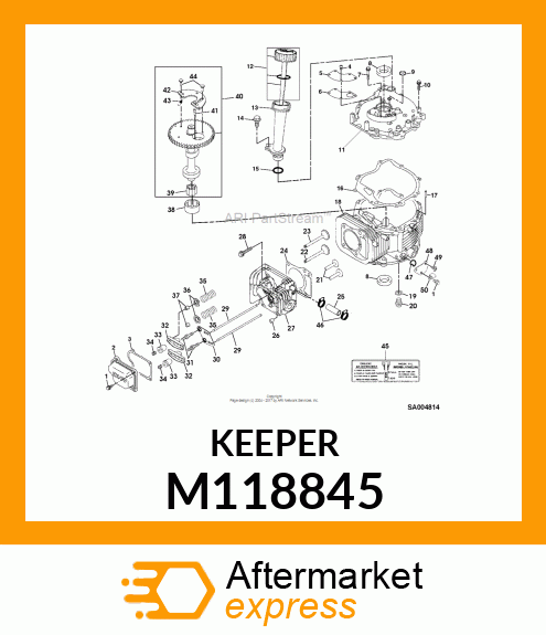 RETAINER M118845