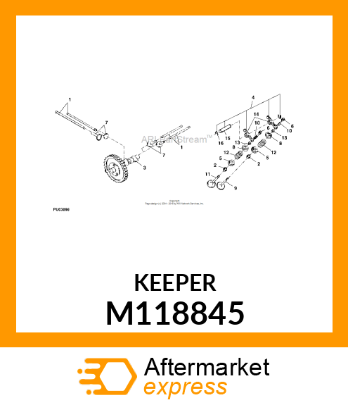 RETAINER M118845