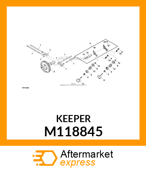 RETAINER M118845