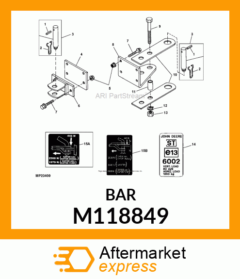 DRAWBAR M118849