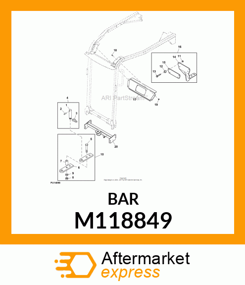 DRAWBAR M118849