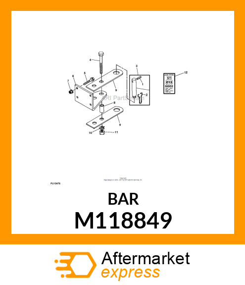 DRAWBAR M118849