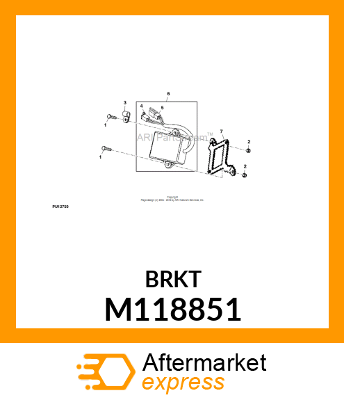 BRACKET M118851