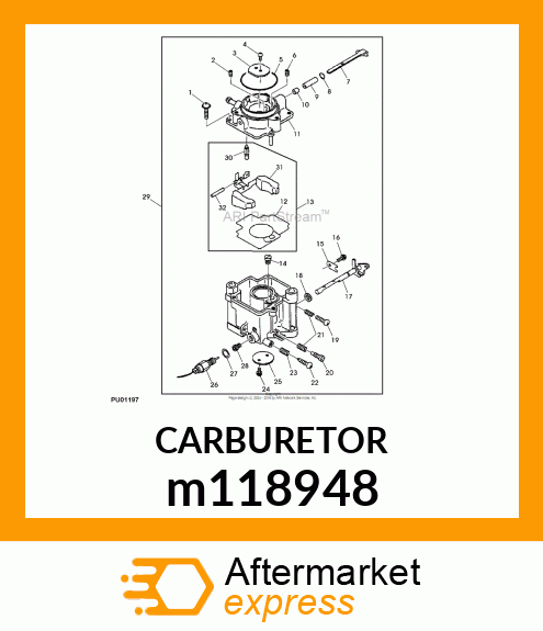 CARBURETOR m118948