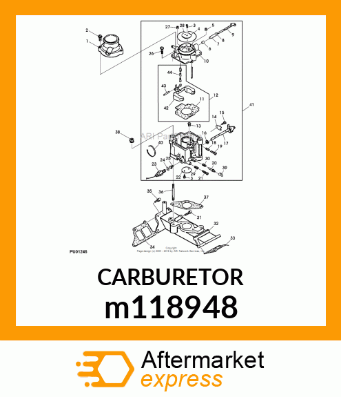 CARBURETOR m118948