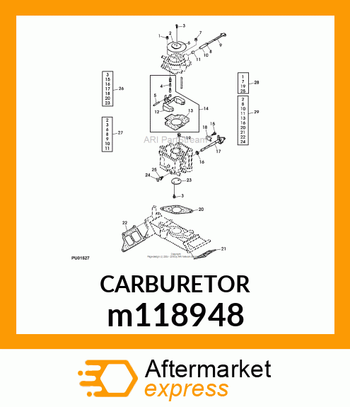 CARBURETOR m118948