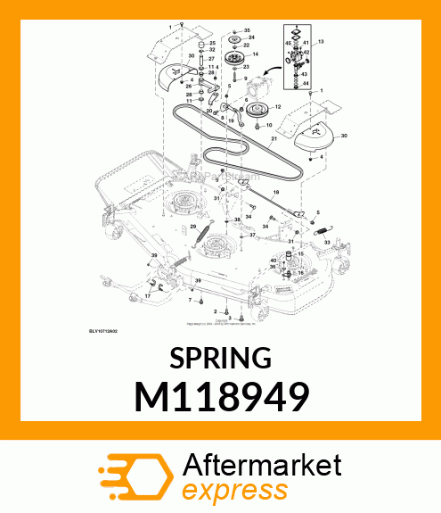 SPRING, EXTENSION M118949