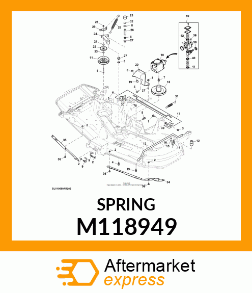 SPRING, EXTENSION M118949