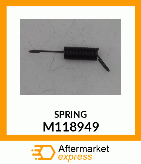 Spare part M118949 + SPRING, EXTENSION