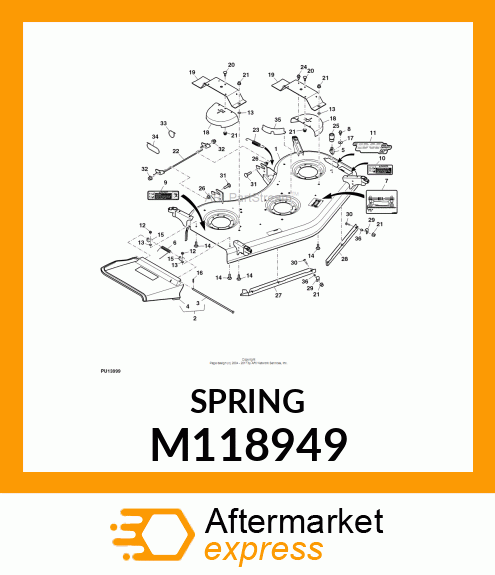 SPRING, EXTENSION M118949