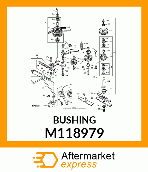 BUSHING, IDLER ARM M118979