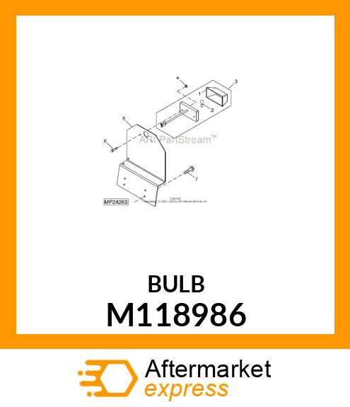 BULB, BULB, LIGHT 10W M118986